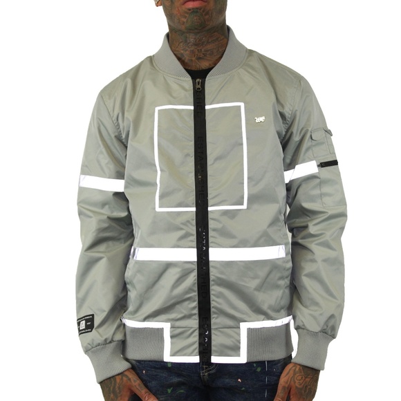 Well Established No Division Nylon Jacket Silver - Picture 1 of 5